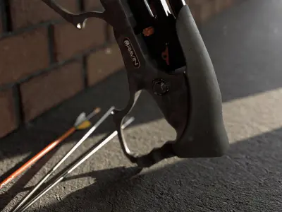 weapon - Crossbow r26 Low-poly 3D model