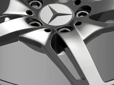 Mercedes Benz AMG GT S rim 3D model