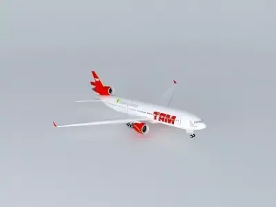 Plane of tam Free 3D model