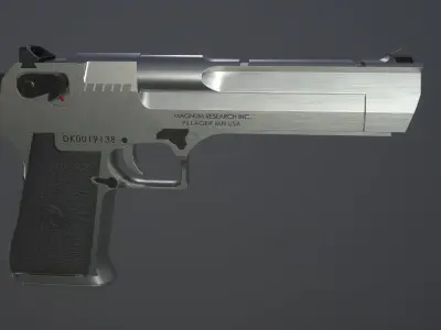 Desert eagle Low-poly 3D model buy