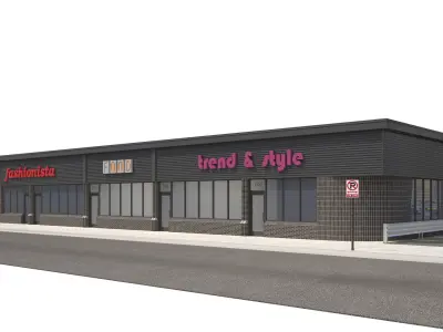 Retail-079 Retail Store 3D model