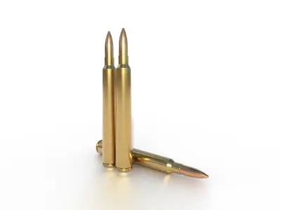 792 x 107 mm Polish Ammo Low-poly 3D model