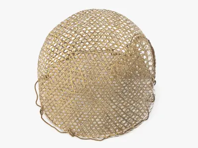 Wicker Fish Trap 3D model