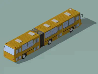 passenger bus 3D model buy