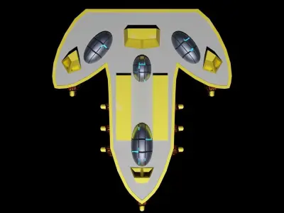 Hacan Flagship 3D model