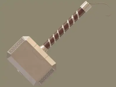 Mjolnir Thors Hammer 3D model