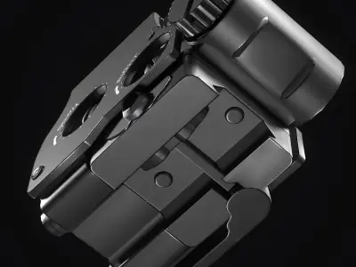 Holographic Sight Low-poly 3D model purchase