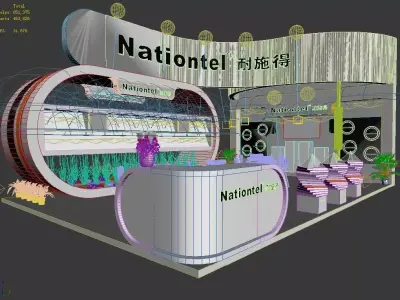Exhibition - Area - 9X6-3DMAX2009-060 3D model