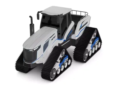 Snow Tractor 3D model shop