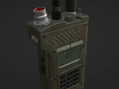 Walkie Talkie Low poly Low-poly 3D model