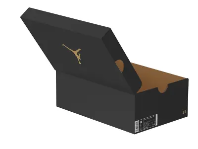 Jordan Box PBR  01 Low-poly 3D model