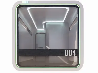 Sci-fi Capsule House 004 3D model