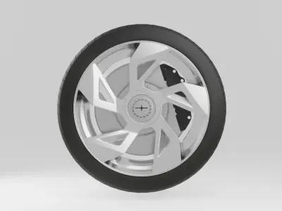 Apex AP 0 2020 Wheel 3D model