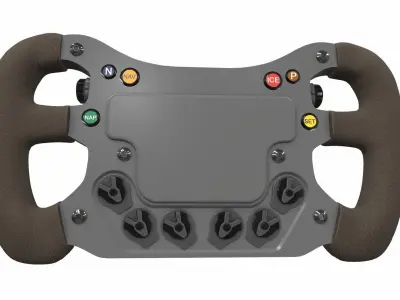 Car f1 steering wheel 1 min 3D model