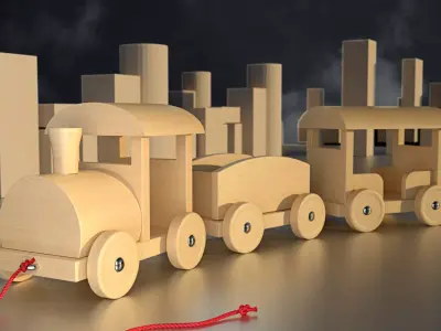 Favorite Toy - Train 3D model