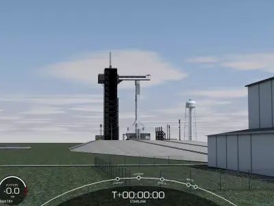Spacex Kennedy-Center Base 3D model