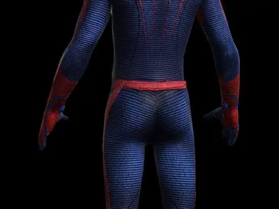 The Amazing Spider-Man 3D Model Low Poly Low-poly 3D model