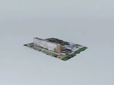 The state hospital for tuberculosis and lung diseases of Latvia Free 3D model