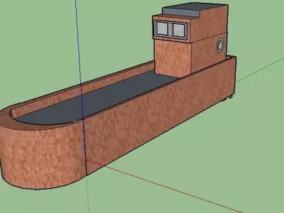 ship by sketchup  Free 3D model