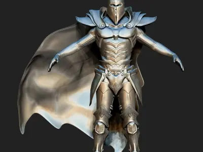 paladin style armor Free 3D model