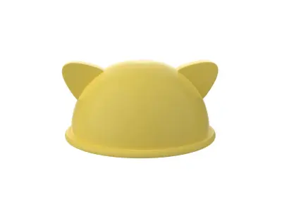 Dog Hat Cute Low-poly 3D model