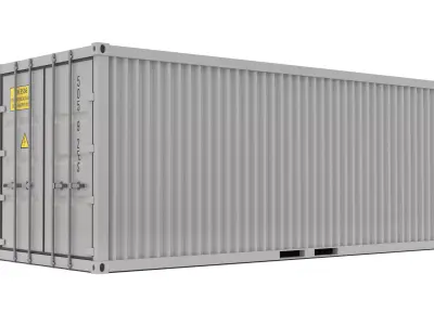 20 ft Container Battery Storage 3D model