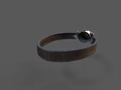  Steampunk  head props Pack 3 Low-poly 3D model