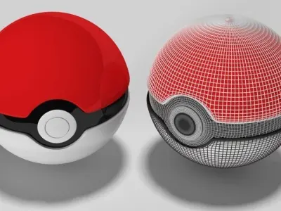Poke Ball Free 3D model