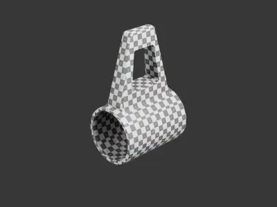 Mechanical - Cylindrical part Low-poly 3D model
