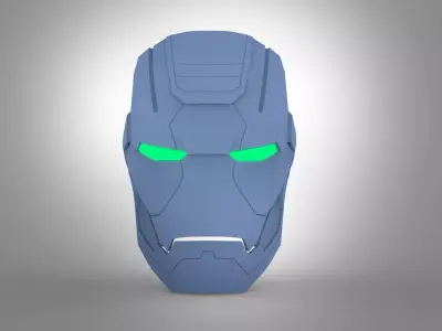 Iron Man Scifi Helmet ready to 3dprinting 3D model
