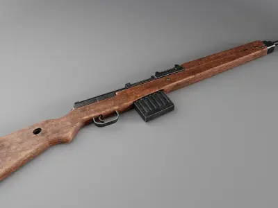 WAR GUN Low-poly 3D model