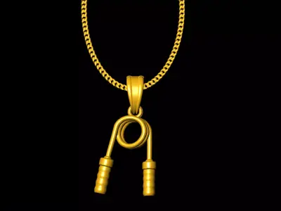 nanchuk  pendant charms - one inch pendant 3D print model