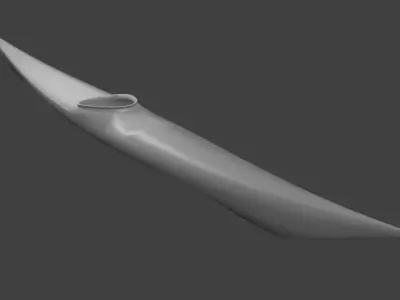 West Greenland Kayak Free 3D model