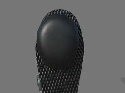 knife Low-poly 3D model 8
