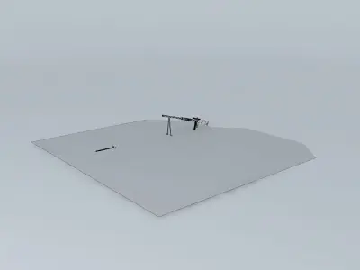 Long Distance Automatic Sniper Rifle LDASR Free 3D model