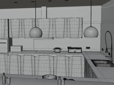 Kitchen The Robin 3D model