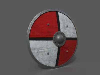Viking Shield 3D model
