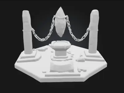 Mystic Crystal Nexus  Heart of Arcane Power 3D model