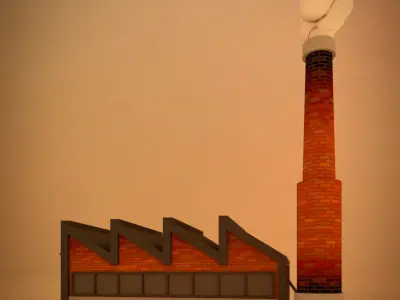 Cartoon Factory 3D model