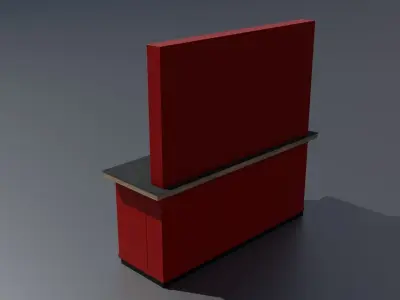 Workshop workbench 3 PBR 3D model