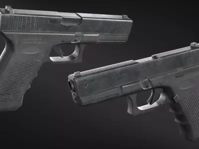 MILITARY Free Glock Pistol  Free 3D model