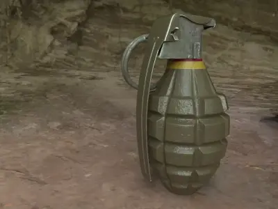 Grenade MK2 3D model purchase