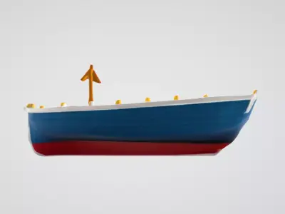 Boat 3d 3D model