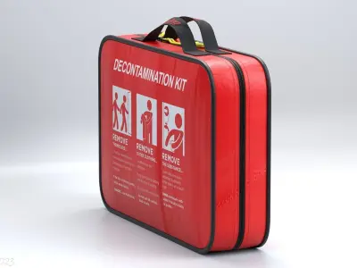 SP Parabag Decontamination Kit Low-poly 3D model