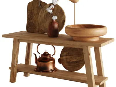 Decor Set 03 3D model purchase