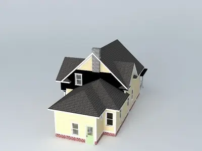 Farm House Free 3D model purchase