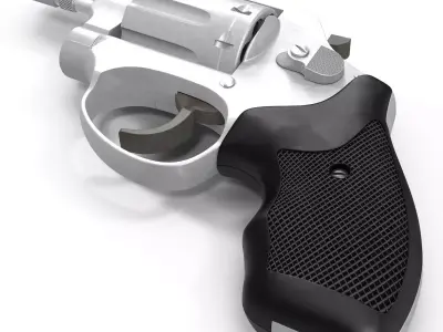 Revolver Smith and Wesson 3D model