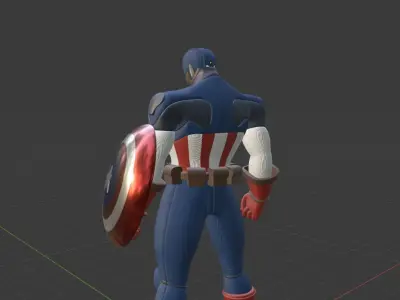 Captain America- MARVEL 3D model