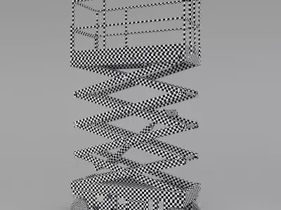 Scissor lift 3D model shop