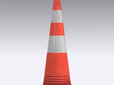 Traffic Cone 3D model buy
